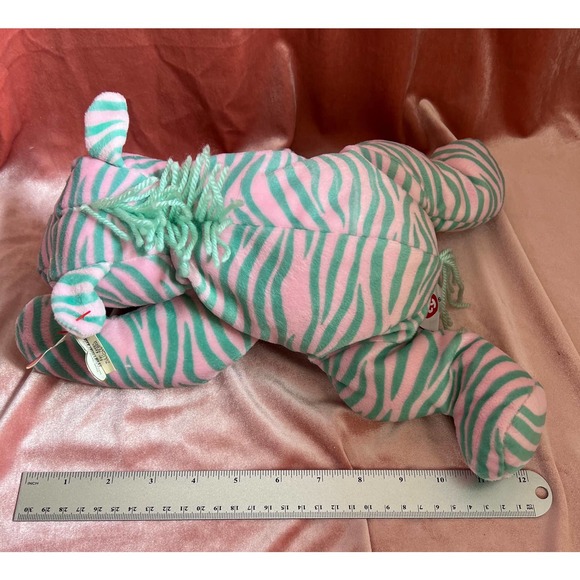 TY Beanie Baby - ZULU-ZEBRA - 1996 - Original owner, PVC Pellets - Picture 3 of 5